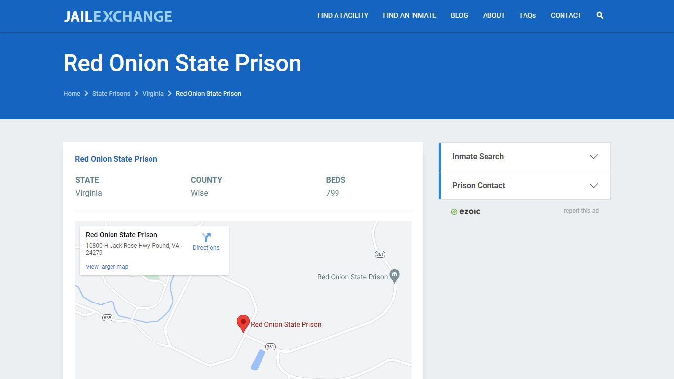 Red Onion State Prison - JAIL EXCHANGE